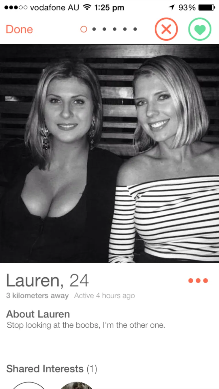 A je li  prijateljica na Tinderu?