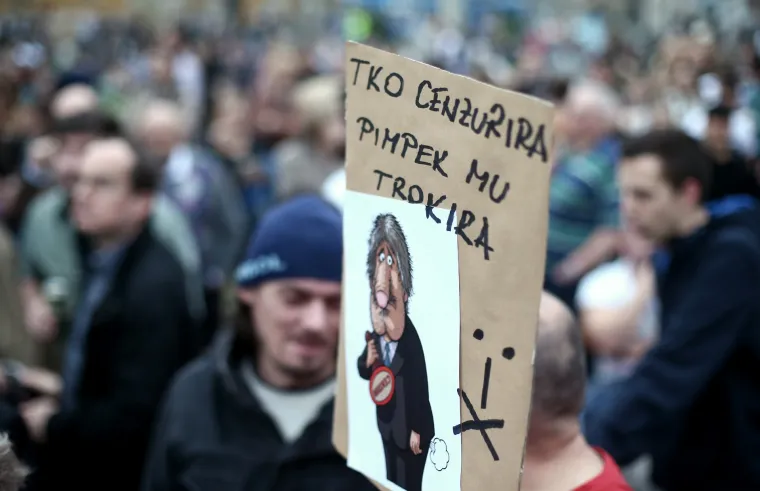 Prosvjed 'Za satiru spreman'