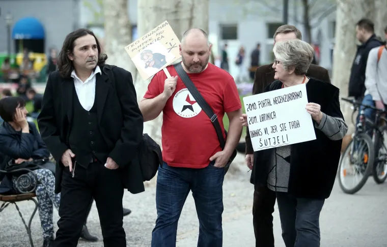 Prosvjed 'Za satiru spreman'