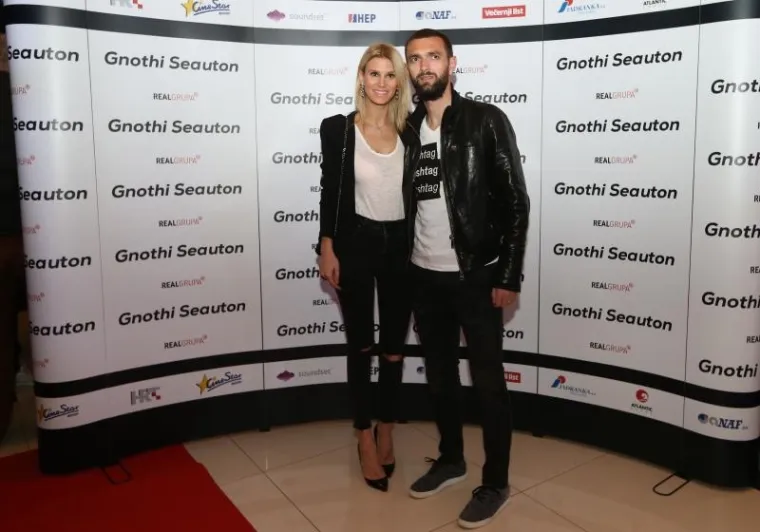 Mirko Hrgović i supruga Lana