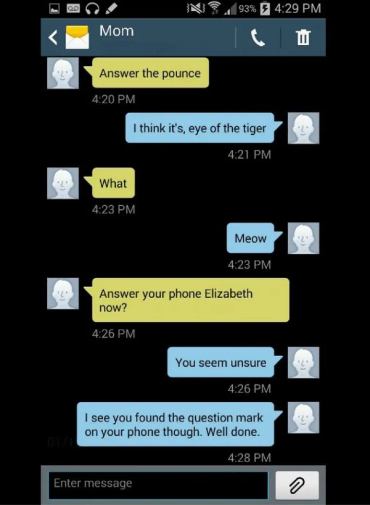 Mama je na kraju prona&scaron;la upitnik, ali ga je onda upotrijebila na posve krivom mjestu.