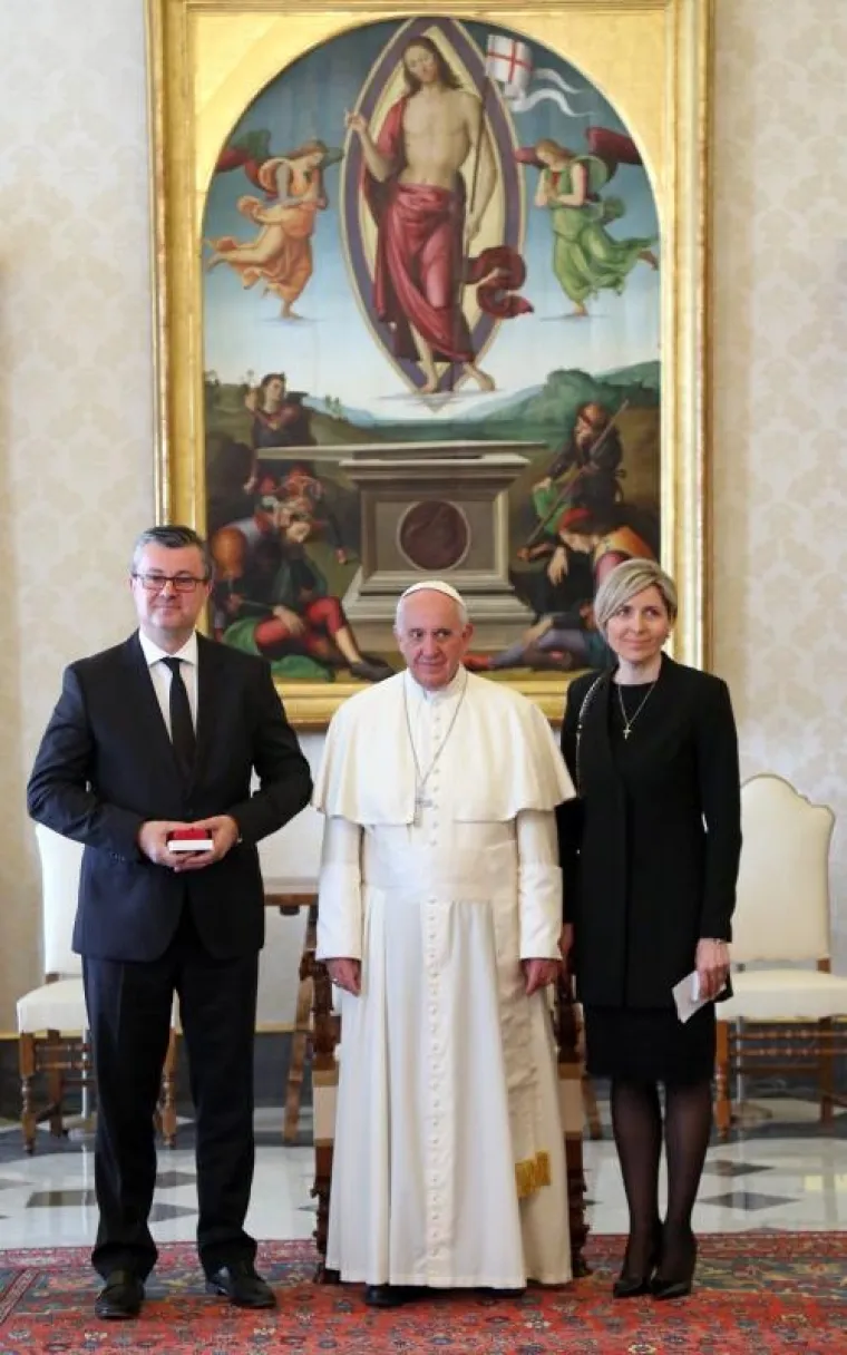 Premijer Ore&scaron;ković se susreo s papom Franjom
