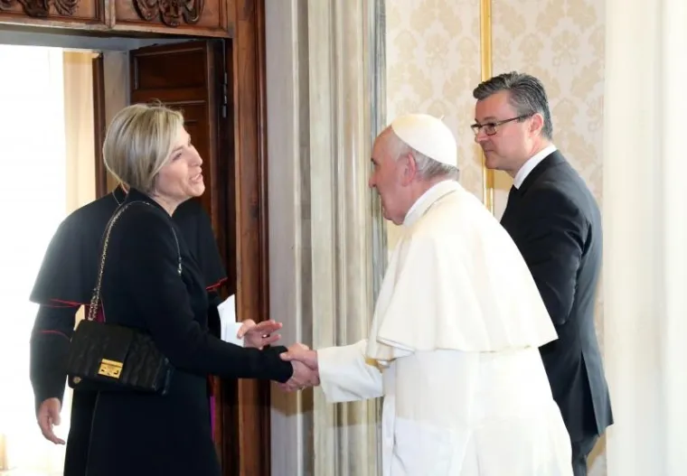 Premijer Ore&scaron;ković se susreo s papom Franjom