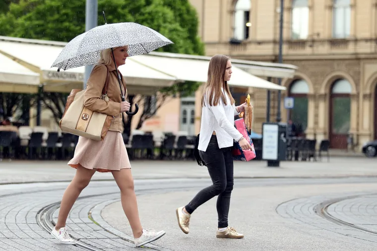 Ki&scaron;a iznenadila Zagrepčane