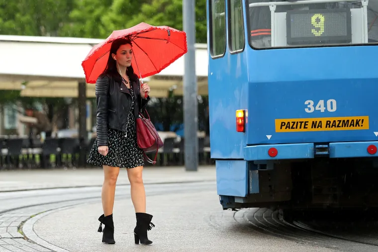 Ki&scaron;a iznenadila Zagrepčane