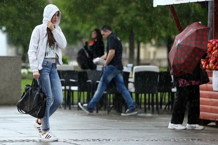 Ki&scaron;a iznenadila Zagrepčane