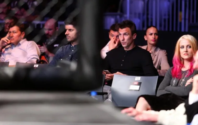 I Mario Mandžukić prisustvovao je ovom velikom spektaklu.