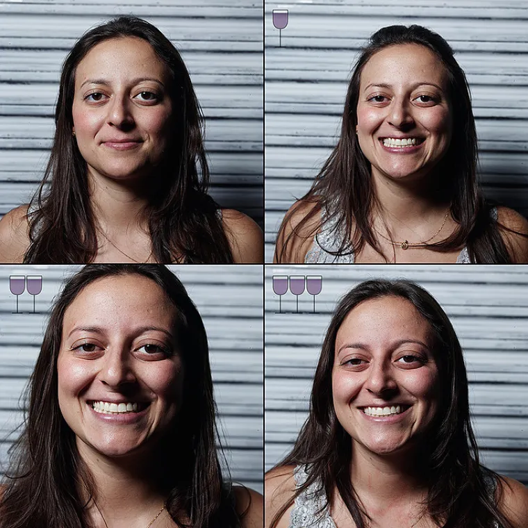 VINO RADI ČUDA: Pogledajte &scaron;to se događa ljudskom licu nakon samo tri ča&scaron;e