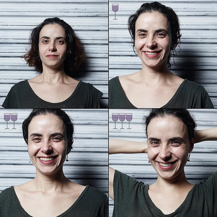 VINO RADI ČUDA: Pogledajte &scaron;to se događa ljudskom licu nakon samo tri ča&scaron;e