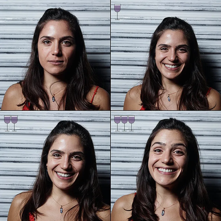 VINO RADI ČUDA: Pogledajte &scaron;to se događa ljudskom licu nakon samo tri ča&scaron;e