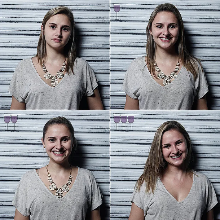 VINO RADI ČUDA: Pogledajte &scaron;to se događa ljudskom licu nakon samo tri ča&scaron;e