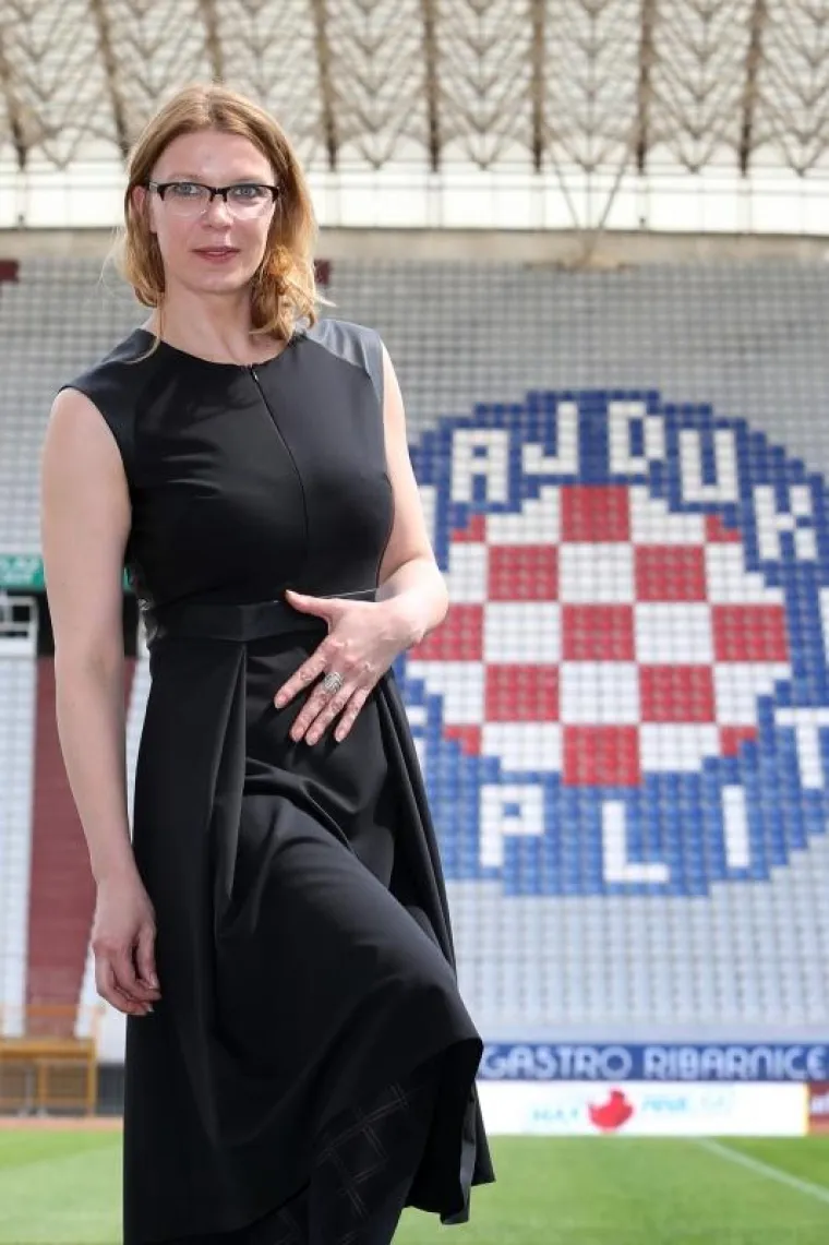 Nova predsjednica Hajduka Marijana Bo&scaron;njak predstavila se u utorak na Poljudu.