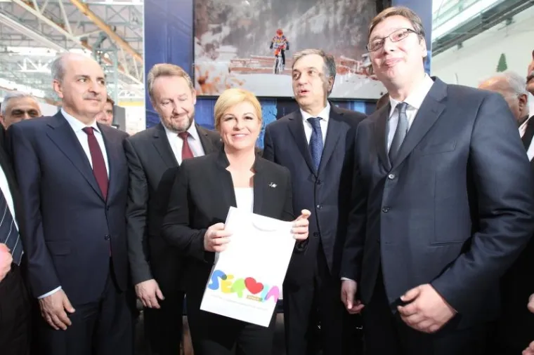 Kolinda i Vučić se susreli u Mostaru