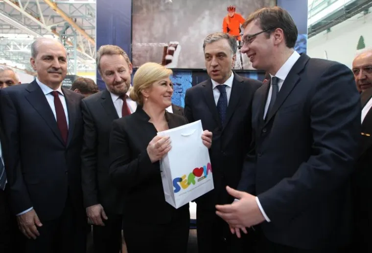 Kolinda i Vučić se susreli u Mostaru