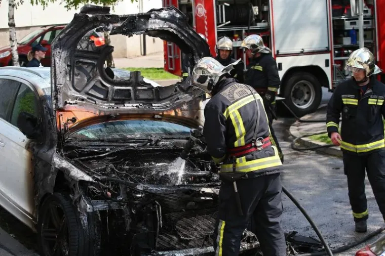 Zapaljen Audi Q7 na Vrbiku