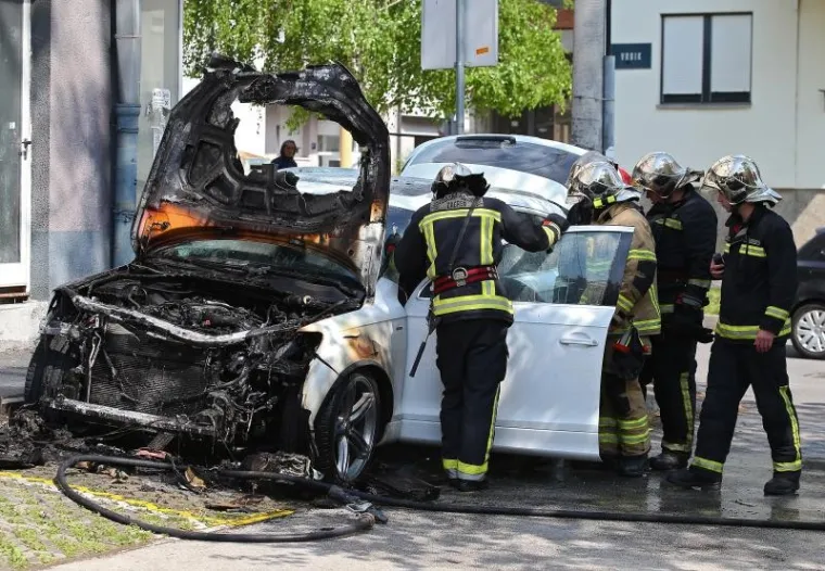 Zapaljen Audi Q7 na Vrbiku