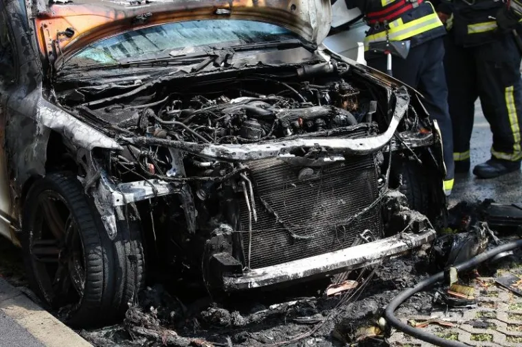 Zapaljen Audi Q7 na Vrbiku