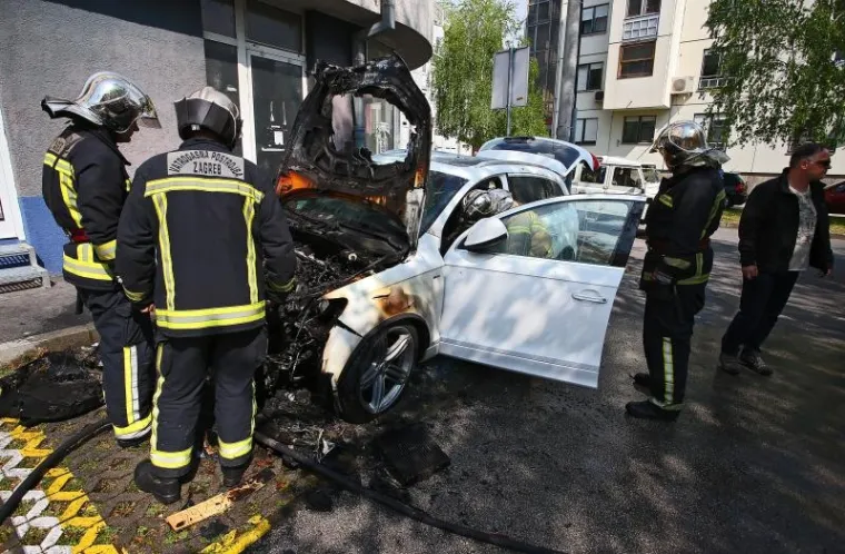 Zapaljen Audi Q7 na Vrbiku