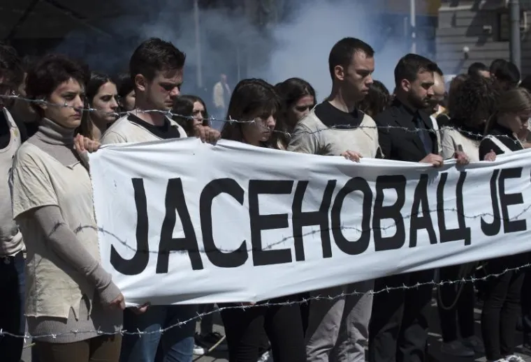 '&Scaron;ETNJA ISTINE': U Beogradu održan prosvjed povodom 75 godina od osnivanja logora Jasenovac