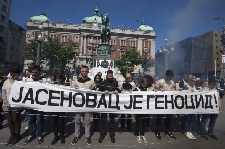 '&Scaron;ETNJA ISTINE': U Beogradu održan prosvjed povodom 75 godina od osnivanja logora Jasenovac