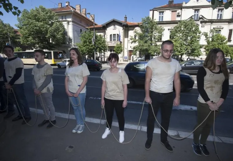'&Scaron;ETNJA ISTINE': U Beogradu održan prosvjed povodom 75 godina od osnivanja logora Jasenovac