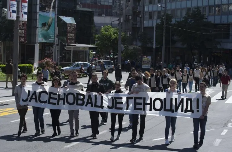 '&Scaron;ETNJA ISTINE': U Beogradu održan prosvjed povodom 75 godina od osnivanja logora Jasenovac