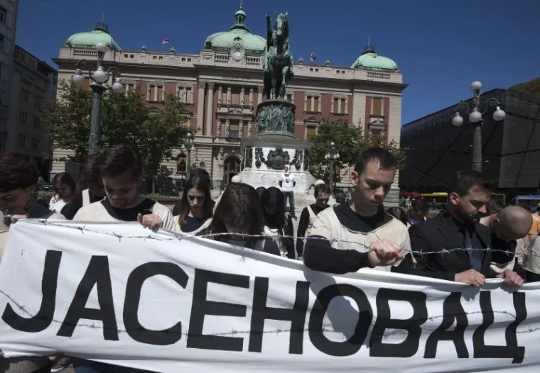'&Scaron;ETNJA ISTINE': U Beogradu održan prosvjed povodom 75 godina od osnivanja logora Jasenovac