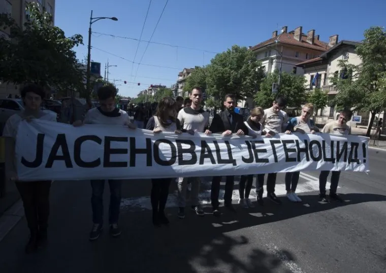 '&Scaron;ETNJA ISTINE': U Beogradu održan prosvjed povodom 75 godina od osnivanja logora Jasenovac