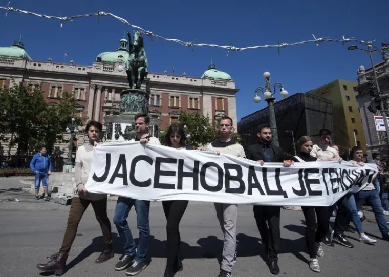 '&Scaron;ETNJA ISTINE': U Beogradu održan prosvjed povodom 75 godina od osnivanja logora Jasenovac