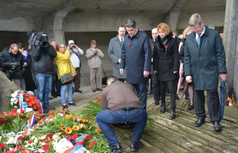 Mesić, Josipović i Milanović u Jasenovcu