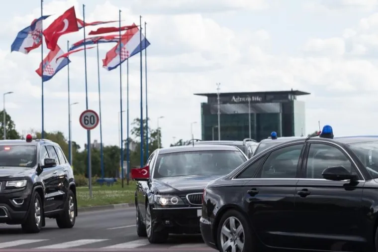 Dolazak Recepa Tayyipa Erdogana u Zagreb