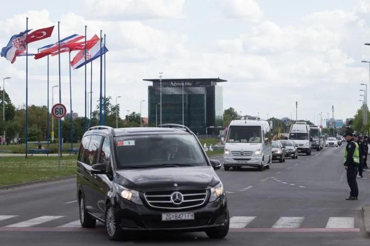 Dolazak Recepa Tayyipa Erdogana u Zagreb