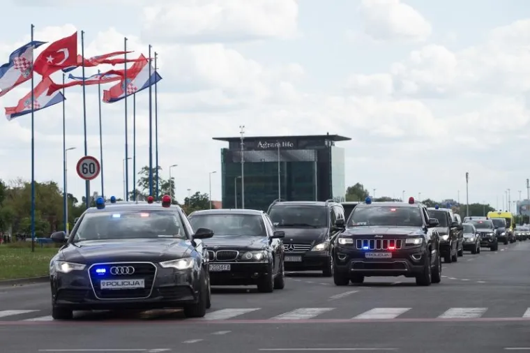 Dolazak Recepa Tayyipa Erdogana u Zagreb