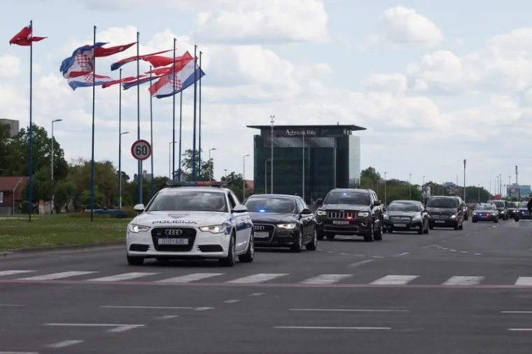 Dolazak Recepa Tayyipa Erdogana u Zagreb