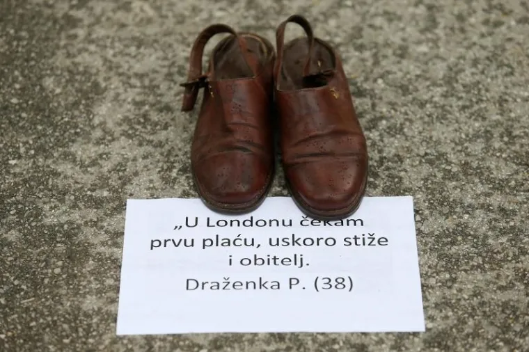 Cipele su progovorile: 'Iz Hrvatske odlaze oni koji su trebali biti budućnost ove zemlje'
