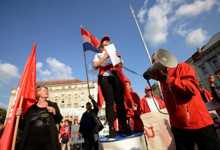 Veliki prosvjed teta u vrtićima