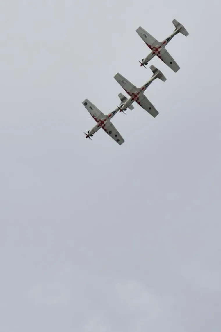 SPEKTAKULARNI PRIZORI: Skupina 'Krila Oluje' predstavila svoj novi letački program