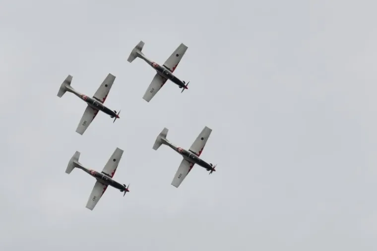 SPEKTAKULARNI PRIZORI: Skupina 'Krila Oluje' predstavila svoj novi letački program