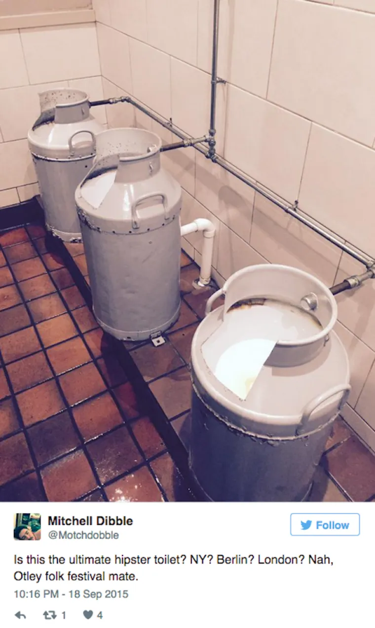 'Pisoar'. Jer su ubičajeni toaleti totalno sranje