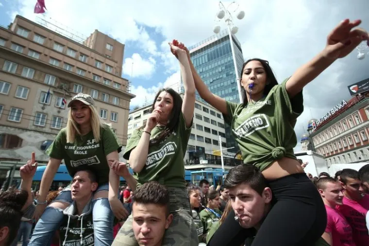 NORIJADA: Tisuće mladih okupirale ulice Zagreba i Hrvatske