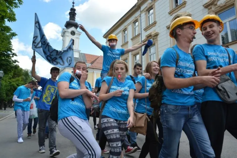 NORIJADA: Tisuće mladih okupirale ulice Zagreba i Hrvatske
