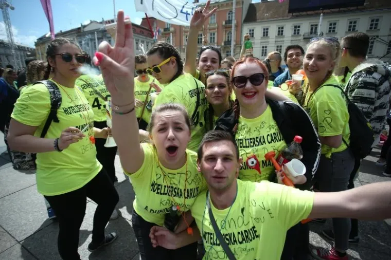 NORIJADA: Tisuće mladih okupirale ulice Zagreba i Hrvatske