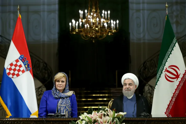 Hrvatska predsjednica Kolinda Grabar-Kitarović u službenoj posjeti Iranu