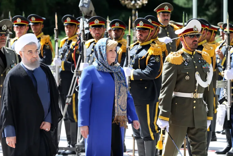 Hrvatska predsjednica Kolinda Grabar-Kitarović u službenoj posjeti Iranu