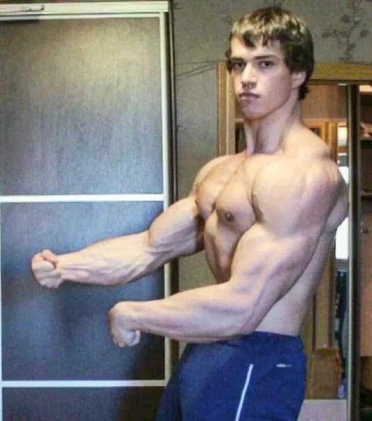 FRAPANTNA SLIČNOST: Upoznajte mladog bildera koji izgleda baš kao Schwarzenegger