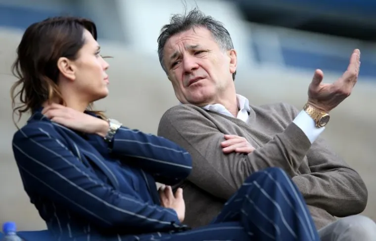 U DOBROM DRU&Scaron;TVU: Mamić i &Scaron;uker s Milom Horvat pratili trening reprezentacije