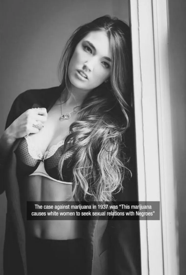 Jedan od zaključaka protiv marihuane 1937. godine bio je: 'Zbog marihuane bijele žene traže seksualne odnose s crncima'