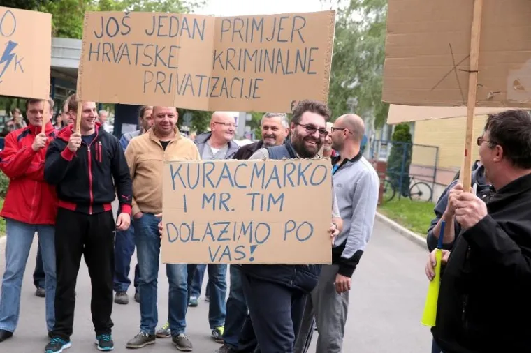 Sindikat metalaca hrvatske organizirao je danas prosvjed radnika Končar Elektoindustije dd zbog skidanja Končara sa popisa tvrtki od posebnog značaja za Republiku Hrvatsku.