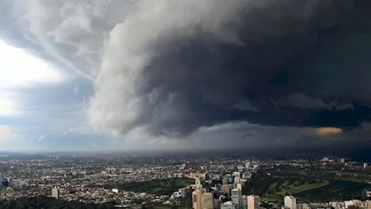 A evo i malog grmljavinskog pljuska
