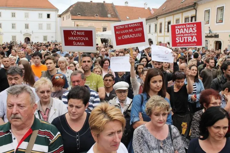 GRAĐANI PORUČILI DA 'HRVATSKA MOŽE BOLJE': Evo kako se prosvjedovalo u drugim gradovima